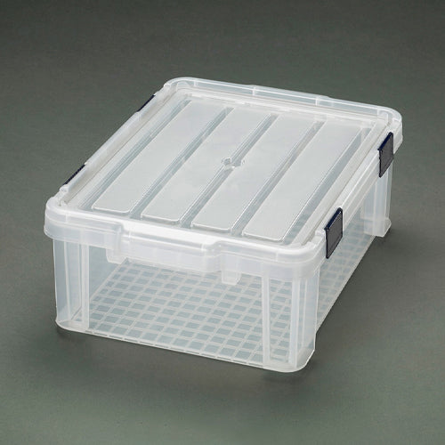 アイリスオーヤマ(IRIS OHYAMA) 525x381x187mm 収納ケース(バックル付/クリア/5個) MBR-22R