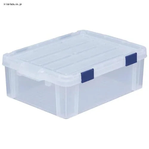アイリスオーヤマ(IRIS OHYAMA) 525x381x187mm 収納ケース(バックル付/クリアー) MBR-22R