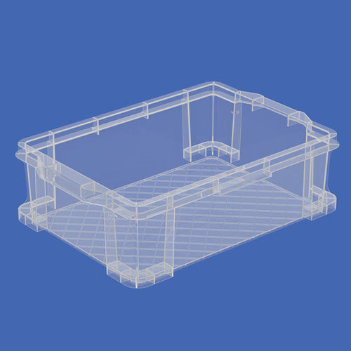三甲(サンコー) 532x369x161mm/22.8L 収納ボックス(透明) 202137