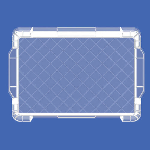 三甲(サンコー) 430x286x244mm/22.1L 収納ボックス(透明) 202138