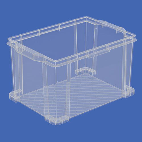 三甲(サンコー) 532x369x306mm/44.1L 収納ボックス(透明) 204450