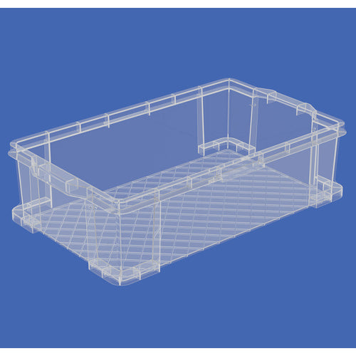 三甲(サンコー) 702x414x191mm/42.5L 収納ボックス(透明) 204150