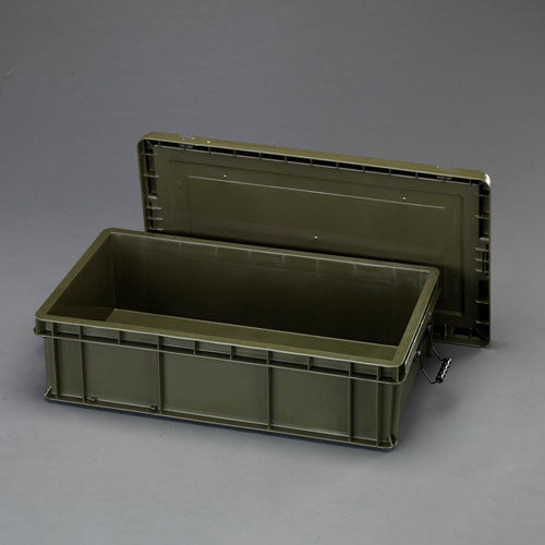 ESCO(エスコ) 819x475x234mm 道具箱(バックル付/OD色) EA506LS-13A