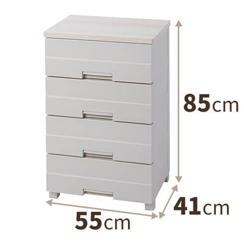 ESCO(エスコ) 550x410x850mm 引出し式収納ケース(4段) EA506MA-31A