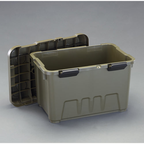 ESCO(エスコ) 699x479x470mm/90.6L 収納ボックス(OD/3個) EA506NA-16