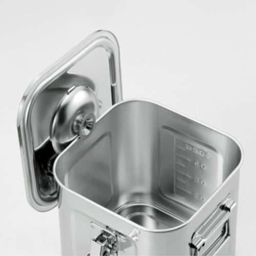 ESCO(エスコ) 180x180x179mm ふた付深型ボックス(ステンレス製) EA508SC-156A