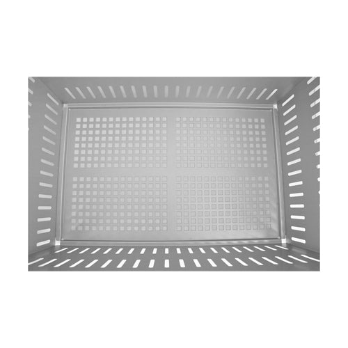 ESCO(エスコ) 515x340x290mm コンテナ(ステンレス製/底面高通気) EA508SE-21