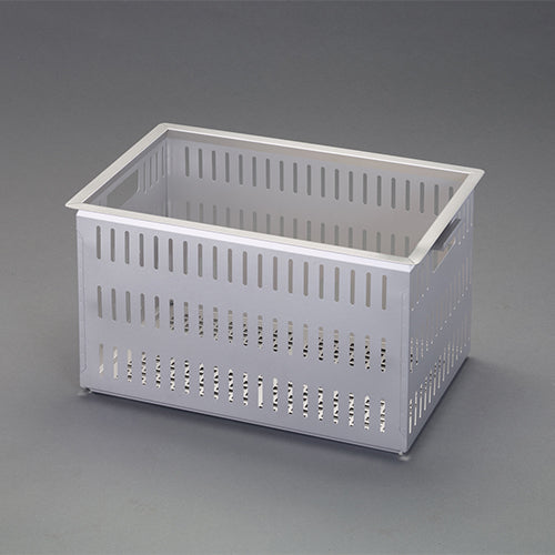 ESCO(エスコ) 515x340x290mm コンテナ(ステンレス製/底面高通気) EA508SE-21