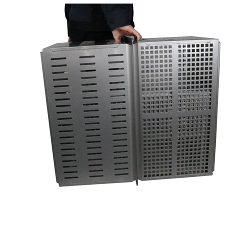 ESCO(エスコ) 515x340x290mm コンテナ(ステンレス製/側面高通気) EA508SE-22