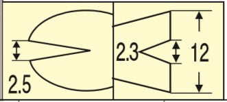 エスコ寸法図
