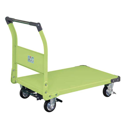 サカエ 955x630mm/400kg 運搬車(フットブレーキ付) TAN-55BR