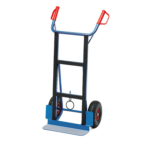 ESCO(エスコ) 650x1150mm/350kg ハンドトラック(補助ハンドル付) EA520FD-21A