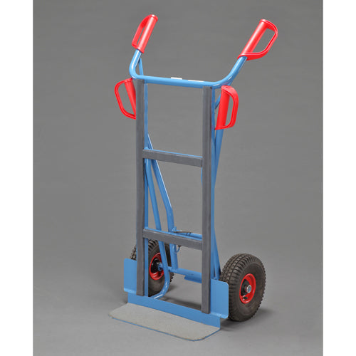 ESCO(エスコ) 650x1150mm/350kg ハンドトラック(補助ハンドル付) EA520FD-21A