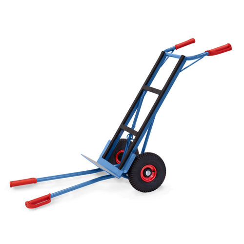 ESCO(エスコ) 650x1150mm/350kg ハンドトラック(補助ハンドル付) EA520FD-21A