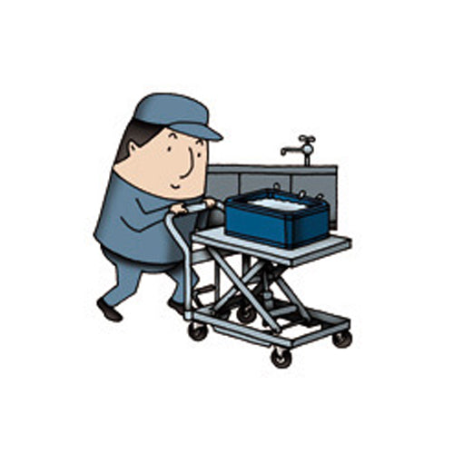 東正車輌(TOSEI) 400x 720mm/150kg テーブルリフト(ステンレス製) GLH-150SUS