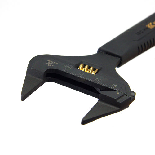 フジ矢(FUJIYA) 166mm/34mm モンキーレンチ(薄口) FLT-34-BG