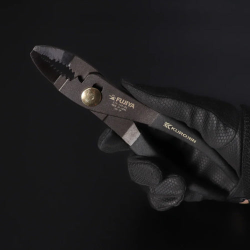 フジ矢(FUJIYA) 25mm/190mm コンビネーションプライヤー(20°ベント 210-190-BG