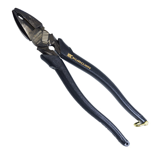 フジ矢(FUJIYA) 225mm 電工ペンチ(ねじ山修正機能付/偏芯型 3020N-225BG