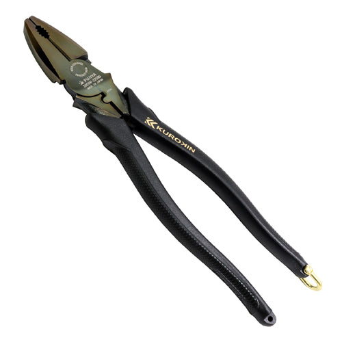 フジ矢(FUJIYA) 225mm 電工ペンチ(圧着付/偏芯型) 3000N-225BG