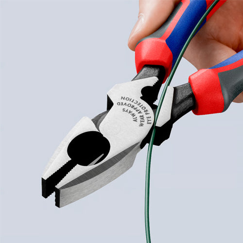 KNIPEX(クニペックス) 240mm 電工ペンチ(グリップ・圧着付/偏芯型) 09 12 240