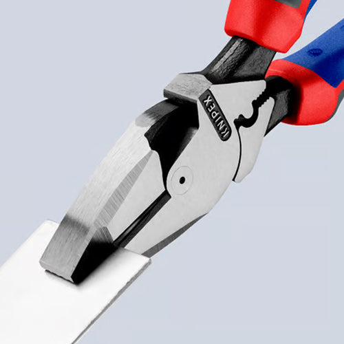 KNIPEX(クニペックス) 240mm 電工ペンチ(グリップ・圧着付/偏芯型) 09 12 240