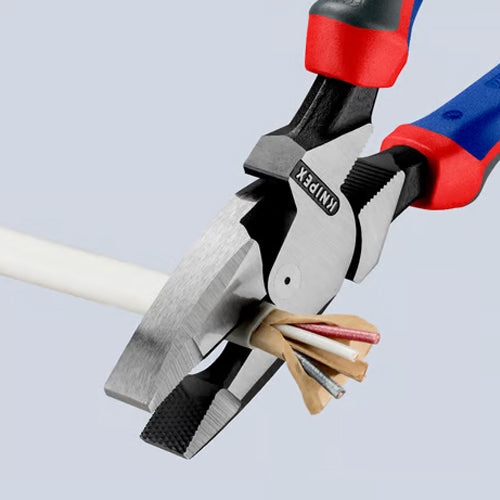 KNIPEX(クニペックス) 240mm 電工ペンチ(グリップ付/偏芯型) 09 02 240