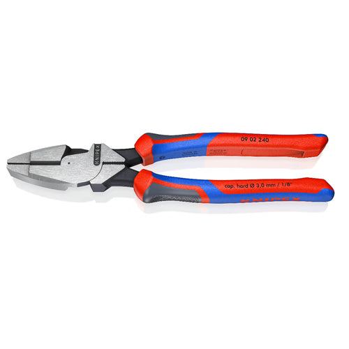 KNIPEX(クニペックス) 240mm 電工ペンチ(グリップ付/偏芯型) 09 02 240