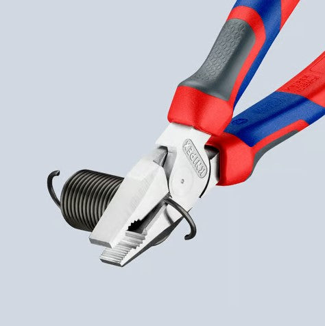 KNIPEX(クニペックス) 180mm 電工ペンチ(グリップ付・偏芯型/メッキ) 02 05 180