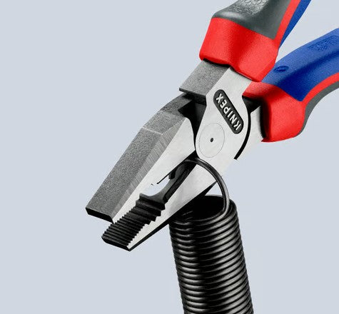 KNIPEX(クニペックス) 200mm 電工ペンチ(グリップ付・偏芯型) 02 02 200