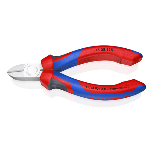 KNIPEX(クニペックス) 125mm 精密用ニッパー(グリップ付/メッキ) 76 05 125