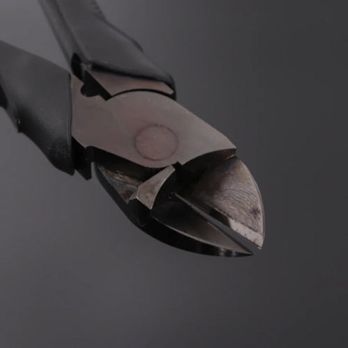 フジ矢(FUJIYA) 200mm 電工薄刃ニッパー(圧着付/偏芯型) 7700N-200BG