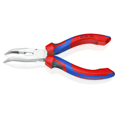 KNIPEX(クニペックス) 160mm ラジオペンチ(グリップ付/メッキ/40゚先曲) 25 25 160