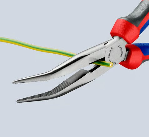 KNIPEX(クニペックス) 200mm ラジオペンチ(グリップ付/先曲/磨き) 26 22 200