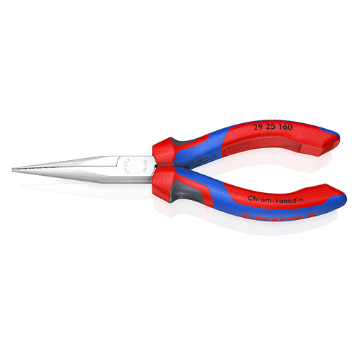 KNIPEX(クニペックス) 160mm ロングノーズプライヤー(グリップ付/メッキ) 29 25 160
