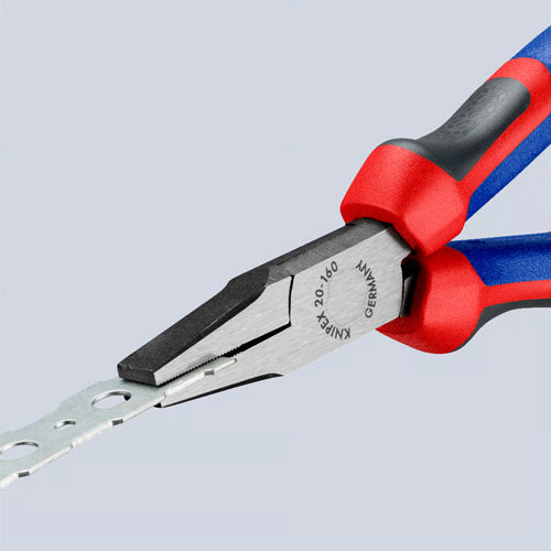 KNIPEX(クニペックス) 160mm フラットノーズプライヤー(グリップ付/磨き) 20 02 160