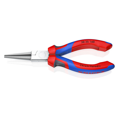 KNIPEX(クニペックス) 160mm ロングラウンドノーズプライヤー(グリップ付/メッキ) 30 35 160