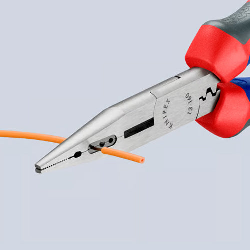 KNIPEX(クニペックス) 160mm 穴付ラジオペンチ(グリップ・圧着付) 13 02 160