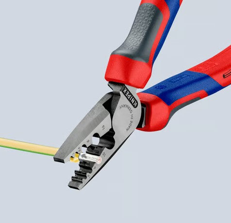 KNIPEX(クニペックス) 0.25-16.0m㎡ 圧着ペンチ(フェルール端子用) 97 72 180