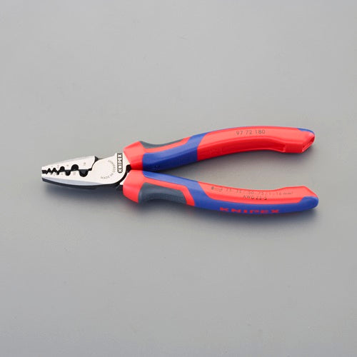 KNIPEX(クニペックス) 0.25-16.0m㎡ 圧着ペンチ(フェルール端子用) 97 72 180