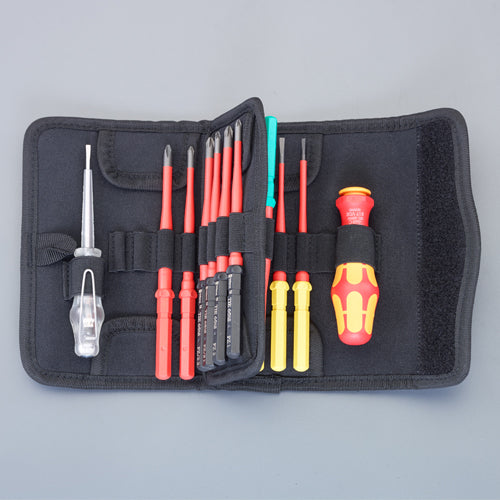 Wera 16本組 絶縁ドライバー(差替式/先細) 006608