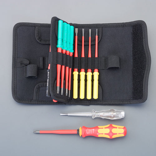 Wera 16本組 絶縁ドライバー(差替式/先細) 006608