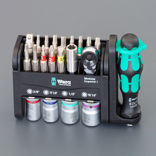 Wera ミニラチェット付ビット&ソケットセット(インチ) 049001