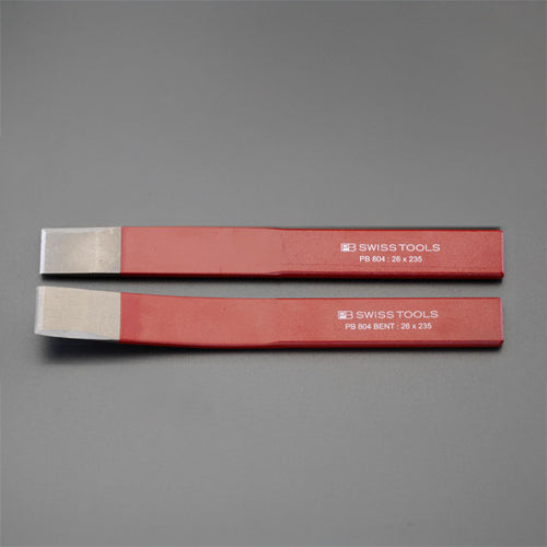 PB SWISS TOOLS 2本組 スロットチゼル(直・曲/側面刃付) ※エスコオリジナルセット品