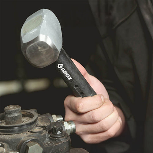 ESCO(エスコ) 1.8kg/300mm 両頭ハンマー(軟鋼/スチール芯入り EA575BG-2