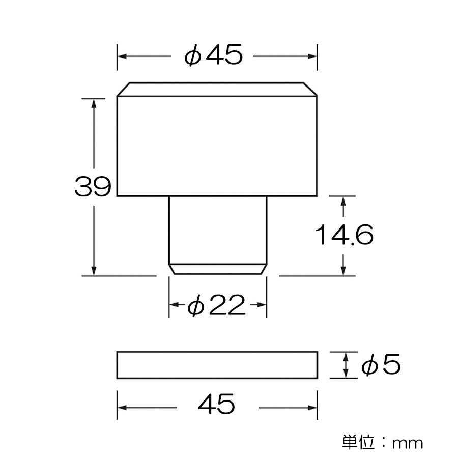 エスコ寸法図