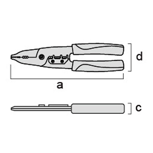 フジ矢(FUJIYA) 1.6・2.0mm(2・3心用) VA線ストリッパー FVA-1630