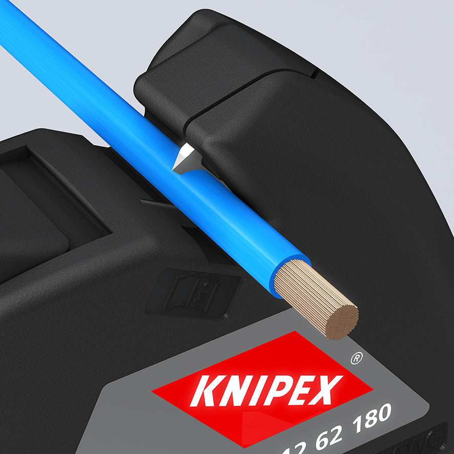 KNIPEX(クニペックス) 0.2 -6.0mm2 ワイヤーストリッパー(自動調整) 12 62 180