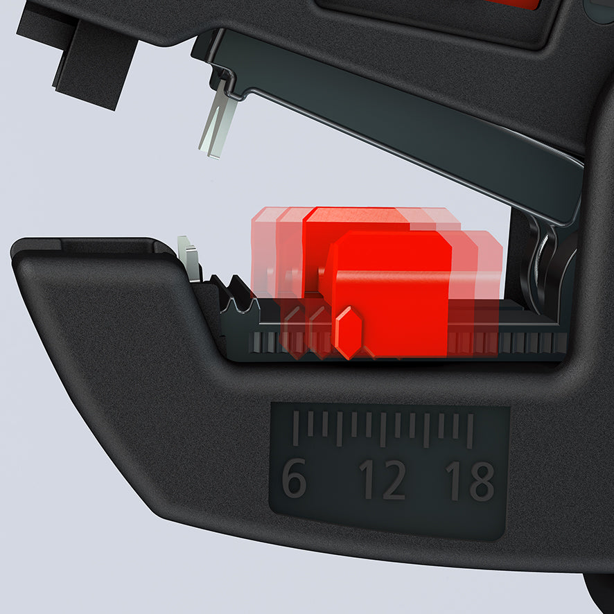 KNIPEX(クニペックス) 0.2 -6.0mm2 ワイヤーストリッパー(自動調整) 12 62 180