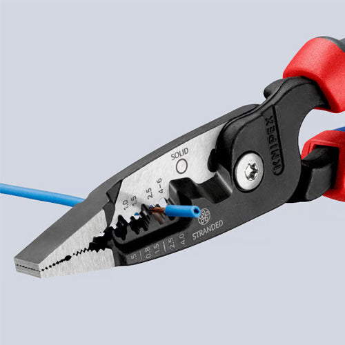KNIPEX(クニペックス) 0.75-6.00m㎡ ワイヤーストリッパー(グリップ付) 13 72 200 ME