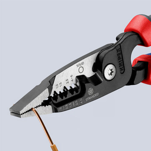 KNIPEX(クニペックス) 0.75-6.00m㎡ ワイヤーストリッパー(グリップ付) 13 72 200 ME